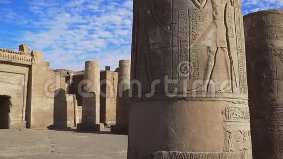 康姆波寺康姆博是埃及一个以康姆博庙而闻名的农业小镇埃及视频的预览图