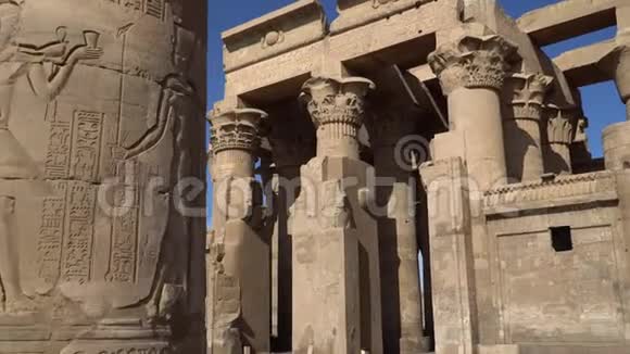 康姆波寺康姆博是埃及一个以康姆博庙而闻名的农业小镇埃及视频的预览图