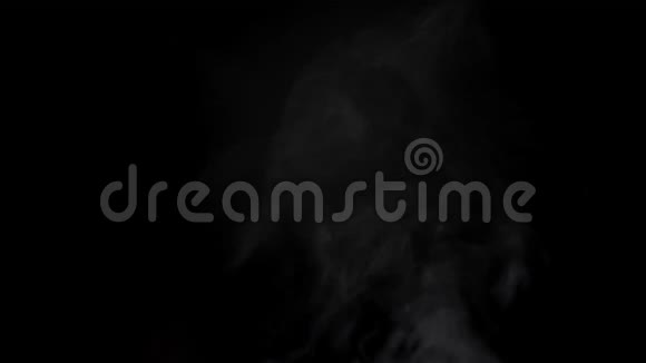 烟雾或蒸汽透明背景与阿尔法通道视频的预览图