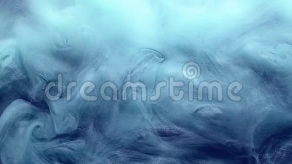 烟雾背景闪光蓝色蒸汽运动效果视频的预览图