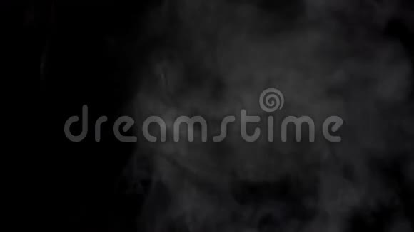 烟雾或蒸汽透明背景与阿尔法通道视频的预览图