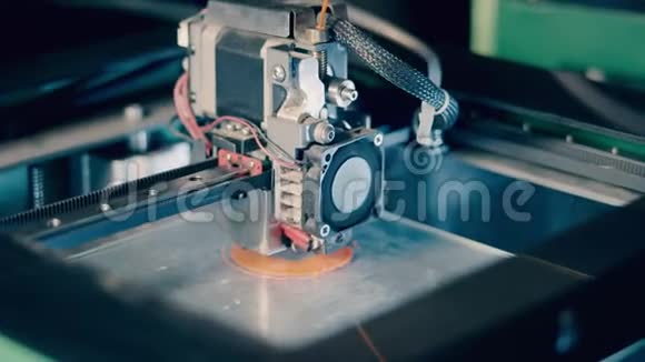 三维3d打印机在三维打印实验室工作视频的预览图