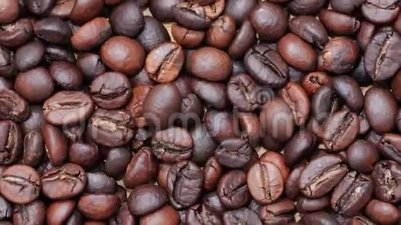咖啡豆背景旋转视频的预览图