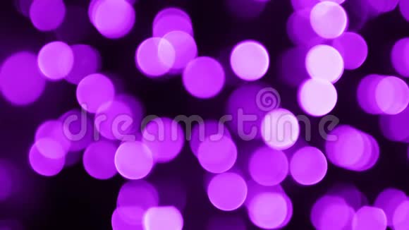 紫色bokeh灯光背景紫罗兰色模糊的灯光视频的预览图