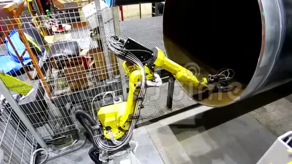 工厂机器人标志系统标识管视频的预览图