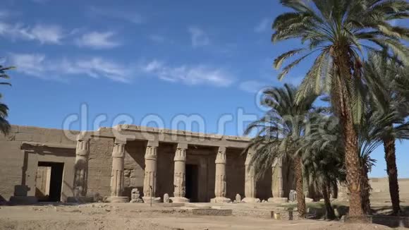 塞蒂一世的庙是新王国法老塞蒂一世的纪念庙它位于塞班卫城视频的预览图