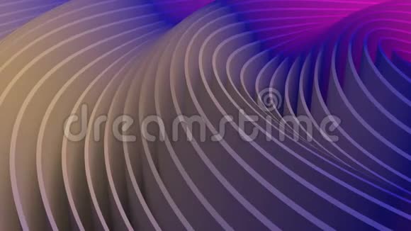 空间中抽象波的振荡和涟漪明亮的抽象背景装载视频的预览图
