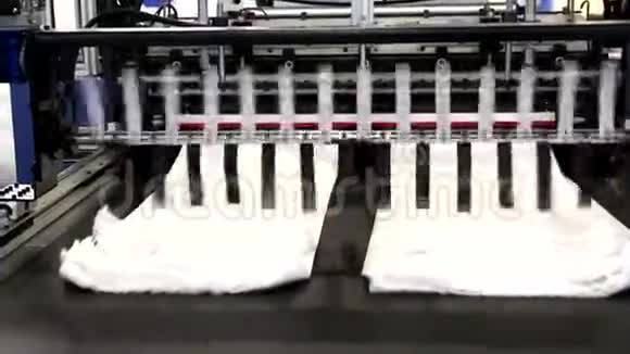 这段视频显示了一家生产塑料袋的工厂视频的预览图