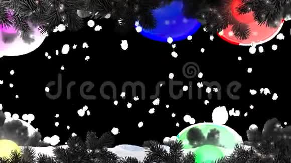 圣诞框架和冬季幻灯片视频的预览图