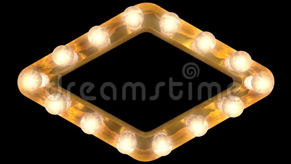 金色伯乐灯灯泡框架视频的预览图