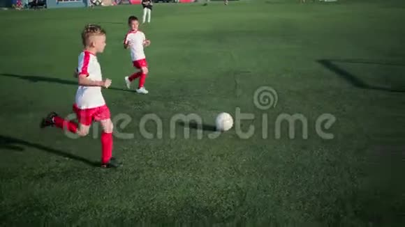 年轻守门员在训练中抵抗攻击视频的预览图