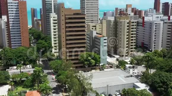 鸟瞰福塔莱萨市巴西视频的预览图