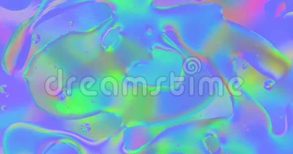 在液体中运动氧气泡视频的预览图