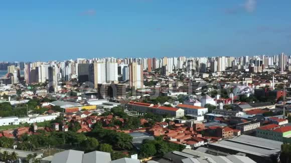 鸟瞰福塔莱萨市巴西视频的预览图