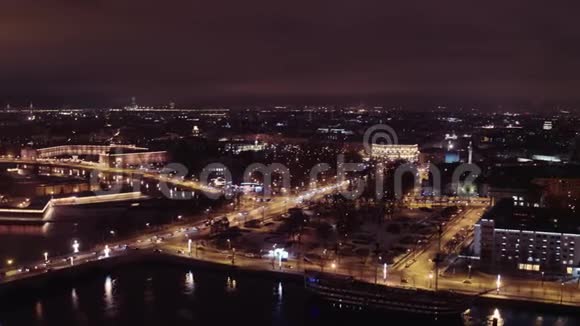 圣彼得堡冬夜视频的预览图