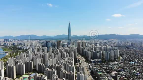韩国卢特塔的首尔航空景观视频的预览图