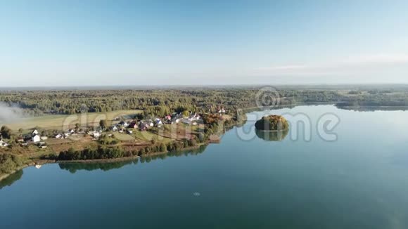 美丽的戈罗德诺湖景观视频的预览图