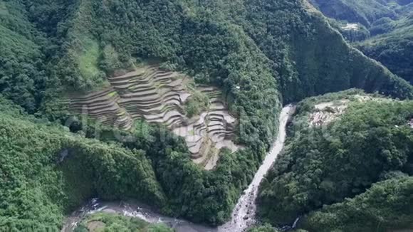 菲律宾班瑙的水稻梯田观光胜地梯田自然与景观十七视频的预览图