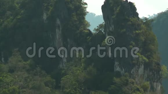 岩石峰被树木覆盖视频的预览图