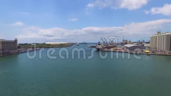 毛里求斯港首都路易斯港印度洋岛屿视频的预览图