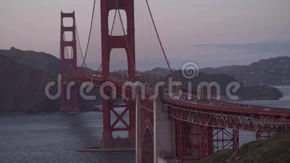 加州旧金山金门大桥视频的预览图