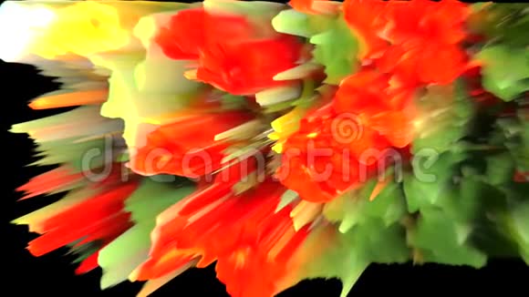 一束流动的水莲花视频的预览图