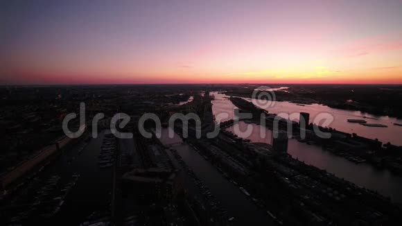 荷兰阿姆斯特丹2018年6月太阳落山15毫米宽角4K激发2探针视频的预览图
