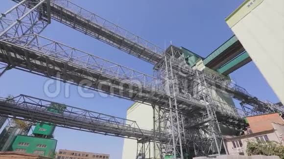 工业外部现代工业设施的外部视频的预览图