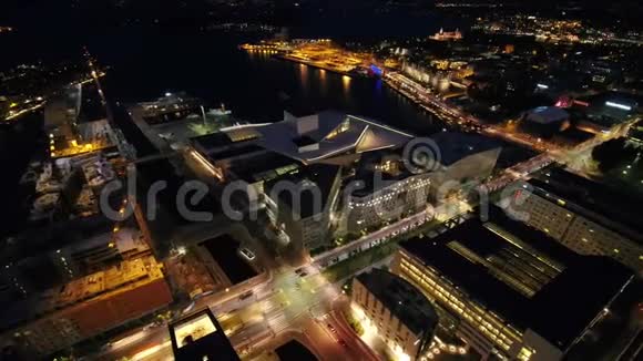 挪威奥斯陆2018年6月夜间15毫米宽角4K激励2探针视频的预览图