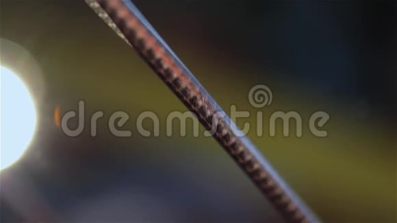 铜电缆的生产特写宏铜线现代工厂铜缆视频的预览图