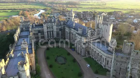 阿伦德尔城堡阿伦德尔西苏塞克斯英国英国内院II视频的预览图