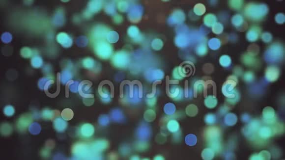 尘粒颗粒的随机运动在美丽的放松背景上闪闪发光的粒子在视频的预览图