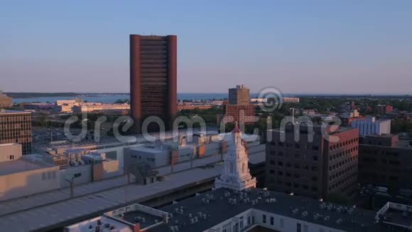 康涅狄格州纽黑文2017年7月日落4K灵感2视频的预览图