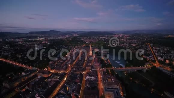 瑞士航空公司伯尔尼2018年6月日落15毫米宽角4K激励2号视频的预览图
