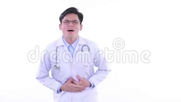 亚洲青年医生胃痛视频的预览图