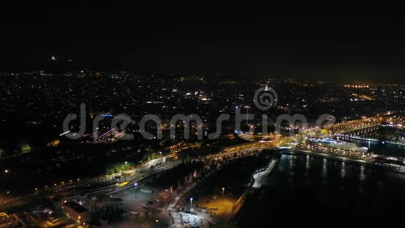 西班牙巴塞罗那2018年6月夜间30毫米4K激励2探针视频的预览图