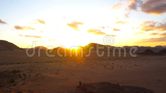 WadiMujib沙漠约旦时间流逝4k视频的预览图