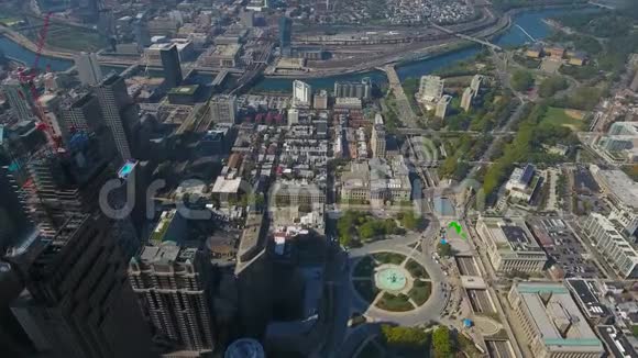 航空宾夕法尼亚州费城2016年9月4K视频的预览图