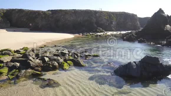 葡萄牙阿连特乔的普拉亚达萨莫科奇拉海滩大西洋视频的预览图