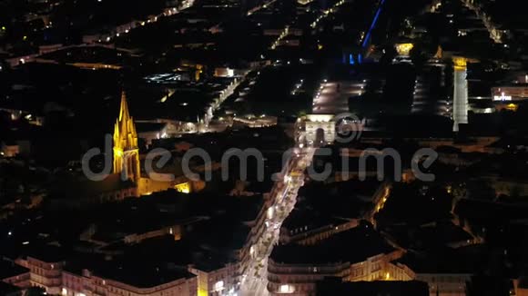 法国蒙彼利埃2018年8月夜间90毫米变焦4K激励2Pro视频的预览图