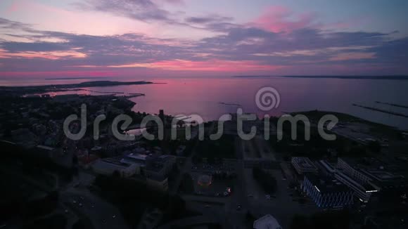 爱沙尼亚塔林2018年6月日落30毫米4K激发2号探测器视频的预览图