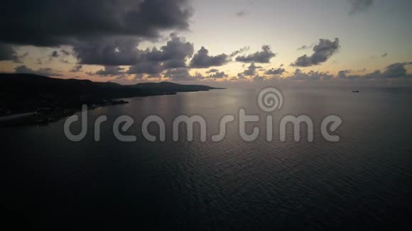 牙买加蒙特哥湾2019年3月日落15毫米宽角4K灵感2视频的预览图