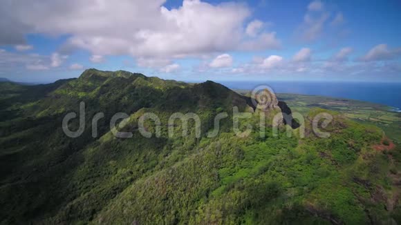 夏威夷夏威夷考艾哈纳利湾2017年11月晴天4K广角激发2项试验视频的预览图