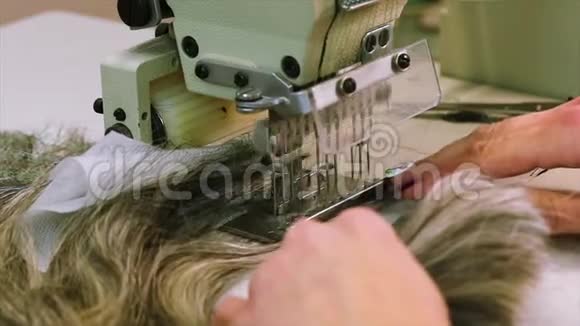 假发制造工艺天然头发扩展视频的预览图