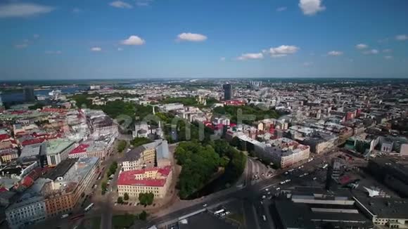 拉脱维亚里加2018年6月晴天15毫米宽角4K激发2Pro视频的预览图