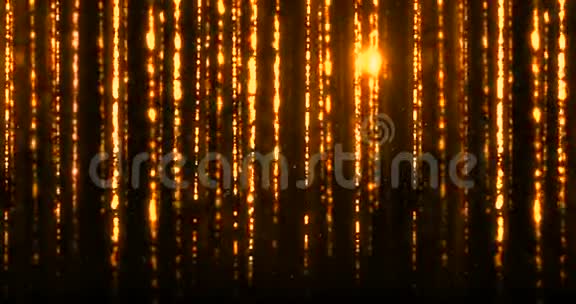 圣诞节的数字闪光闪耀着金色的粒子黑色的背景节日的圣诞活动视频的预览图