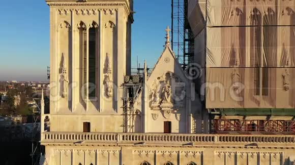 克罗地亚萨格勒布大教堂它在卡普托尔是罗马天主教机构和克罗地亚最高的建筑骶骨视频的预览图