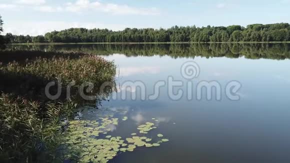 美丽的霍特西湖景观视频的预览图