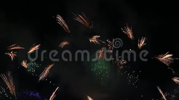 阿布扎比的烟花照亮了天空视频的预览图