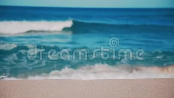 巴利阿里群岛纪念蓝色波浪视频的预览图